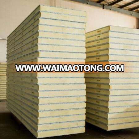 Cheap PU polyurethane sandwich panel for insulation cold room panel